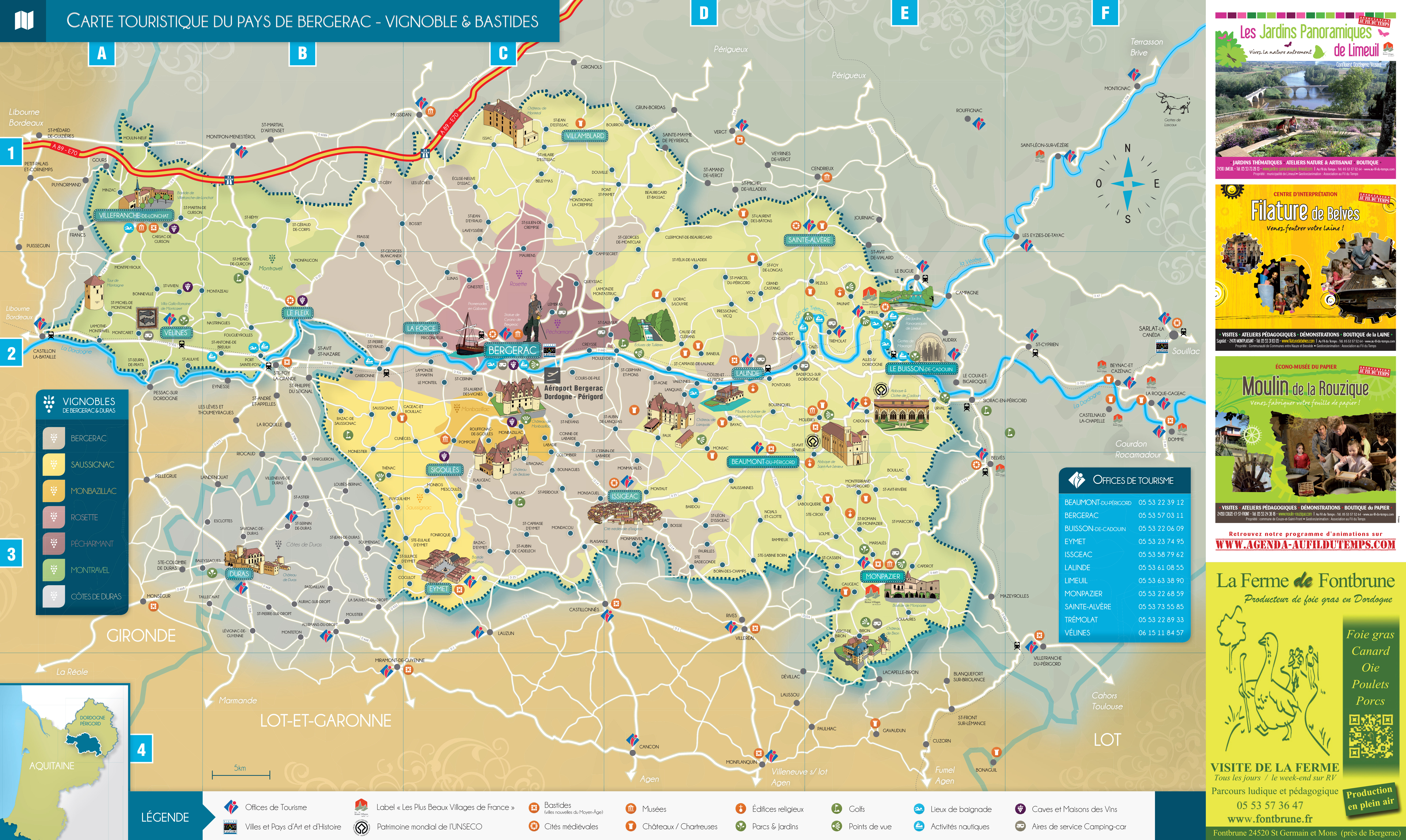 Maps Of Dordogne Seedordogne Com